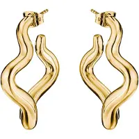 Thomas Sabo CR771-M01-39 Damen-Ohrringe Creolen in Wellenform Vergoldet