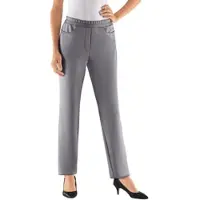 Sieh an! Thermo-Hose in silbergrau | Gr.: 52