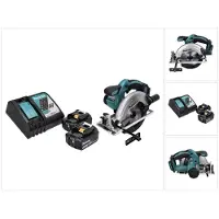 Makita DSS 611 RF Akku Handkreissäge 18 V 165 mm + 2x Akku 3,0 Ah + Ladegerät