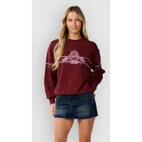 Rip Curl RipCurl Archive Dolphin Oversized Crew dark plum (2924) M