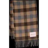 Gant für Herren. 9920310 Brauner Wollschal (OSFA), Wolle, Klassisch