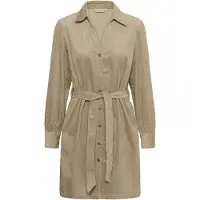 Culture Midikleid "Damen Kleid CUkalla", Damen, Gr. XL, N-Gr, beige (dune), Obermaterial: 100% Baumwolle CO., Kleider Midikleid
