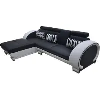 AEA Eck Sofa Leder Couch Eck Garnitur Wohn Ecke Landschaft L-Form Polster Design
