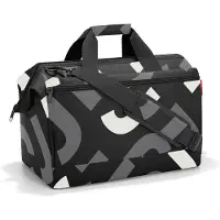 Reisenthel allrounder L pocket, Reisetasche, Sporttasche, Schultertasche, Doktortasche, Tasche, Polyestergewebe, Signature Bold Grey, 32 L, MK1033