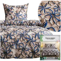 Łóżkoholicy Maria Bettwäsche 140x200 cm Satin Blumenmuster