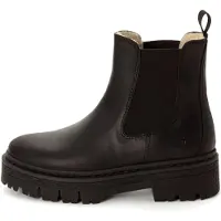 Tamaris Blockabsatz, Winterstiefelette mit Anziehlasche