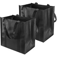 Unyqoos Ibenzoa Große faltbare Shopper-Einkaufstasche aus Polyester – strapazierfähig, wasserabweisend, UV‑beständig, mit verstärkten Griffen & Innenhaken, kompakt verstaubar