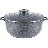 Zilner Großer Marmorierter Topf AROMA KNOB 36cm