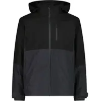 CMP Zip 2in1 Herren Doppeljacke schwarz Größe S Trekking Wasserdicht