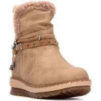 Refresh für Damen. 17325003-BEIGE Stiefelette 173250 beige (36), 3 bis 5 cm, Reißverschluss, Lässig