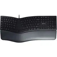 Cherry KC 4500 ERGO, Volle Größe (100%), Kabelgebunden, USB, QWERTY, Schwarz