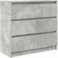 vidaXL Sideboard Betongrau 80x35x76 cm Holzwerkstoff