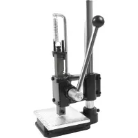 OEM Manueller Pressenstanzer, Gusseisen, verstellbare Höhe 0-16cm, Maschinenhöhe 35cm, Halsöffnung 88mm, maximale Druckkraft 160kg