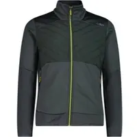 CMP Hybrid Herren Kunstfaserjacke grau Größe S Trekking Elastisch