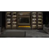 Xl Moebel Gmbh Luxus Wohnwände 448cm Schrank Wand Wohnwand mit Kamin Wohnzimmer Holz