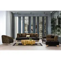 AEA Sofagarnitur Garnitur Sofas Sofa Sessel Dreisitzer 3+3+1 Sitzer Stoff Gruppe