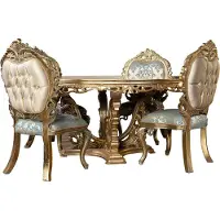 Xl Moebel Gmbh Goldener Barock Esstisch Runder Tisch Runde Esstische Holz Tische 173cm