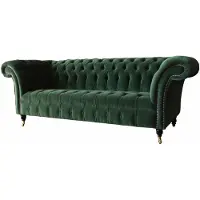 AEA Design Sofa 3 Sitzer Couch Polster Chesterfield Wohnzimmer Textil Couchen
