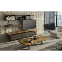 Xl Moebel Gmbh Holz Wohnwand Couchtisch Moderne Wohnzimmermöbel Schwarz TV Sideboard