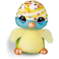 Nici NICIdoos Cremelli Candy Vogel, Plüschtier, Plüsch Tier, Kuscheltier, Polyester, Bunt, 16 cm, 41839