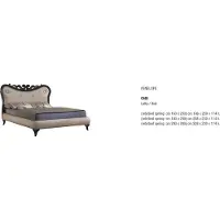 AEA Betten Garnitur Bett Luxu Klassisches Schlafzimmer Hotel Bett Bizzotto Möbel