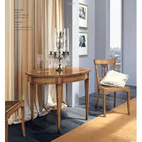AEA Esstisch Tisch Echtes Holz Tische Echtes Holz Klassische Barock Antik Stil Rund