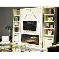 Xl Moebel Gmbh Wohnwand RTV Lowboard TV Ständer Weiß Luxus Gold Vittinen Holz Modern