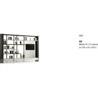 AEA Wohnwand tv Schrankwand Holz Echtholz rtv Fernseh Schrank Anbauwand Italien