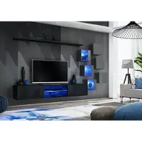 Xl Moebel Gmbh TV-Ständer Wohnwand Sideboard Luxus Garnitur Modern Designer Regale Komplett