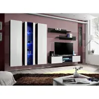 Xl Moebel Gmbh Luxus Hänge Vitrine Wohnwand Komplett Set 6tlg Wohnzimmer Wand Regale