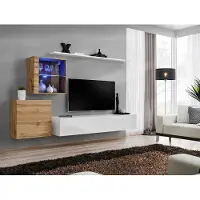 AEA Design Luxus Wohnwand Regal Wand Schrank Vitrine Regale Wohn Zimmer Einrichtung