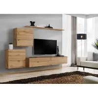 Xl Moebel Gmbh Wohnwand TV-Ständer Wohnzimmer Set 4tlg Wohnmöbel Modern Wohnzimmer Holz