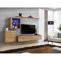 AEA Wohnwand Moderne TV Ständer Wohnzimmer Möbel Design Wand Regale Komplett