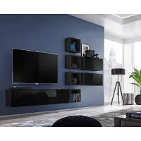 Xl Moebel Gmbh Wohnwand rtv Wand Schrank Wandregal Wohnzimmermöbel Holz Design Modern