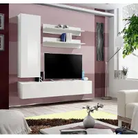 AEA Designer Einrichtung Weiß Wohnwand Luxus Holzmöbel Komplett Wandschrank