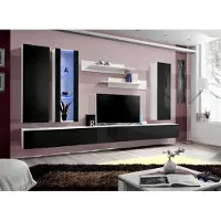 Xl Moebel Gmbh Wohnzimmer Set 7 tlg Luxus Wohnwand Modern Designer Wandschrank TV Ständer