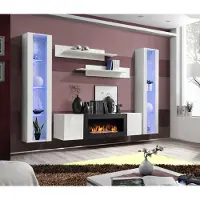AEA Designer Wohnzimmer Modern Luxus Einrichtung Wohnwand Wand Regale Sideboard