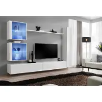 Xl Moebel Gmbh Weiß Wohnwand Luxus Wandschrank Komplett Sideboard TV-Ständer Modern Design