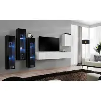 Xl Moebel Gmbh Wohnzimmer Wohnwand Hochglanz Holzmöbel Schrank Moderne Möbel 5tlg