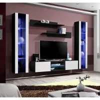 Xl Moebel Gmbh Wohnzimmermöbel Designer Wohnwand Hänge Vitrine V-Ständer Einrichtung