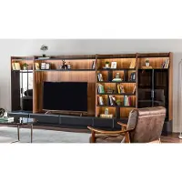 Xl Moebel Gmbh Wohnwand tv Möbel Schrankwände Wohnzimmer Vitrine Modern Holz Braun