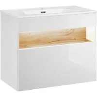 AEA Waschtisch Badezimmer Schränke Waschtische Waschbecken Becken Unterschrank 80cm