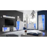 Xl Moebel Gmbh Wohnwand Set 5 tlg Kommode Luxus TV-Ständer Modern Wohnzimmer Design