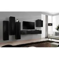Xl Moebel Gmbh Wohnwand Set 5tlg. TV-Ständer Wohnzimmer rtv Wandschrank Garnitur Gruppe