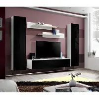 Xl Moebel Gmbh Modern Design Wohnwand Holz Wand Regale Komplett TV-Ständer Hänge Möbel