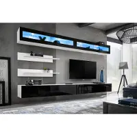 Xl Moebel Gmbh Wohnwand Set 6 tlg Luxus Wohnzimmer TV-Ständer Wand Regal Design Einrichtung