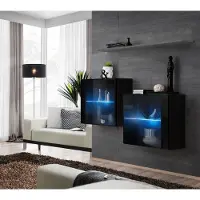 Xl Moebel Gmbh Wohnwand Holz Möbel Einrichtung Luxus Designer Komplette Set 3tlg. Wand Regal