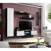 Xl Moebel Gmbh Wohnzimmer Luxus Einrichtung Set 4tlg Wohnwand Designer Möbel Hänge Vitrine Holz