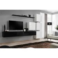 AEA Design Wohnwand Sideboard 2x Wandschrank rtv Lowboard 7tlg. Set Einrichtung