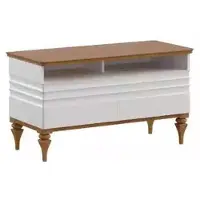 AEA Wohnwand rtv Sideboard tv Ständer Lowboard Wohnwände Holz Weiß